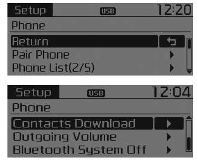 Configuração do telemóvel (para modelo equipado com Bluetooth Wireless Technology)