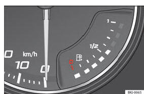 Fig. 108 Indicador de combustível.