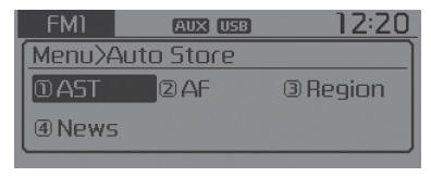 Gravação Automática AST (Auto Store)
