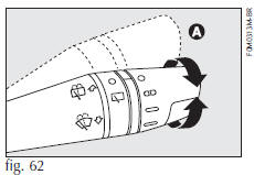 Limpador/lavador do para-brisa - fig. 62