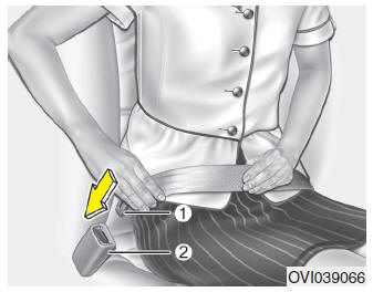 Para colocar o cinto de segurança