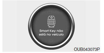 Smart Key Não Está no Veículo (Com sistema Smart Key)