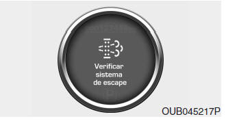 Verificar sistema de escape (para motor diesel)