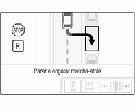 Indicação no Mostrador de informação a cores