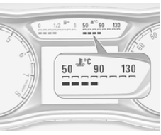 Indicador da temperatura do líquido de arrefecimento do motor