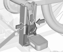 Prender uma bicicleta ao sistema de transporte traseiro