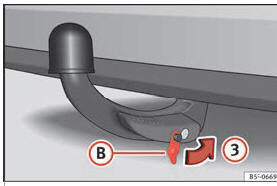 Fig. 184 Colocar a tampa sobre a fechadura