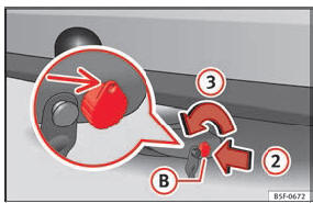 Fig. 187 Desbloquear a fechadura