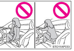 Precauções com os airbags do SRS