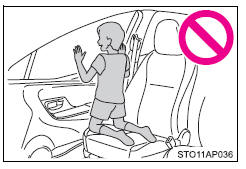 Precauções com os airbags do SRS