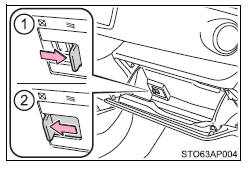 Utilização do ventilador no porta-luvas (se equipado)