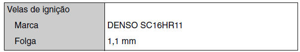 Sistema de ignição (apenas motor a gasolina)