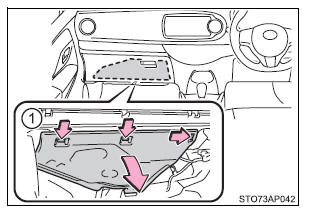 Painel de instrumentos (veículos com volante à direita):