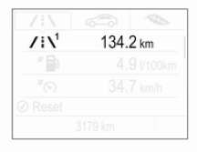 Mostrador do nível superior