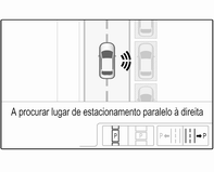 Indicação no Mostrador de informação a cores