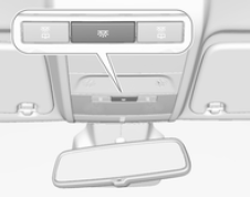 Luz de cortesia dianteira com luzes de leitura