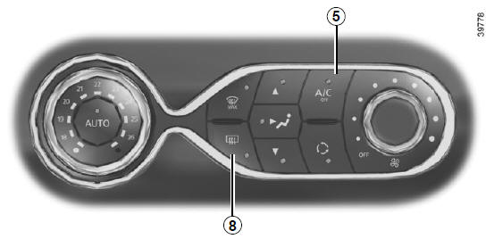 Degelo/desembaciamento do óculo traseiro