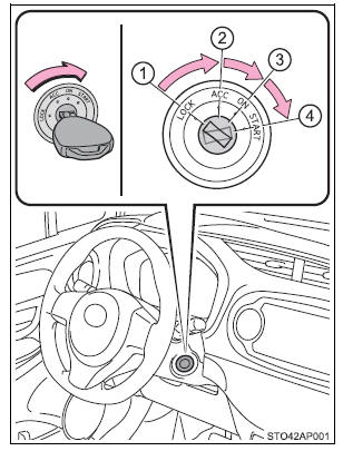 Alterar as posições do interruptor do motor