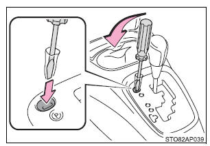 Se a alavanca de velocidades não sair da posição P